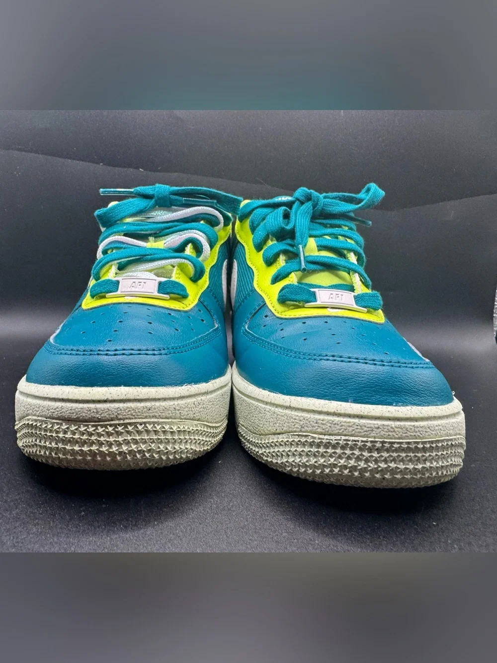 Nike Air Force 1 ‘07 LV8 Teal Volt Sneakers | Men’s 6 / Women’s 7.5 | DM1086-300